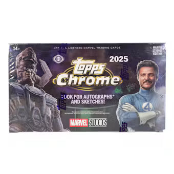 2025 Topps Marvel Studios Chrome Hobby Box