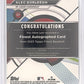 2023 Topps Finest Autographs Alec Burleson #FA-AB — back