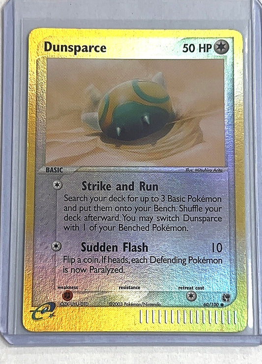 Dunsparce Sandstorm Reverse Holo 60/100 — front