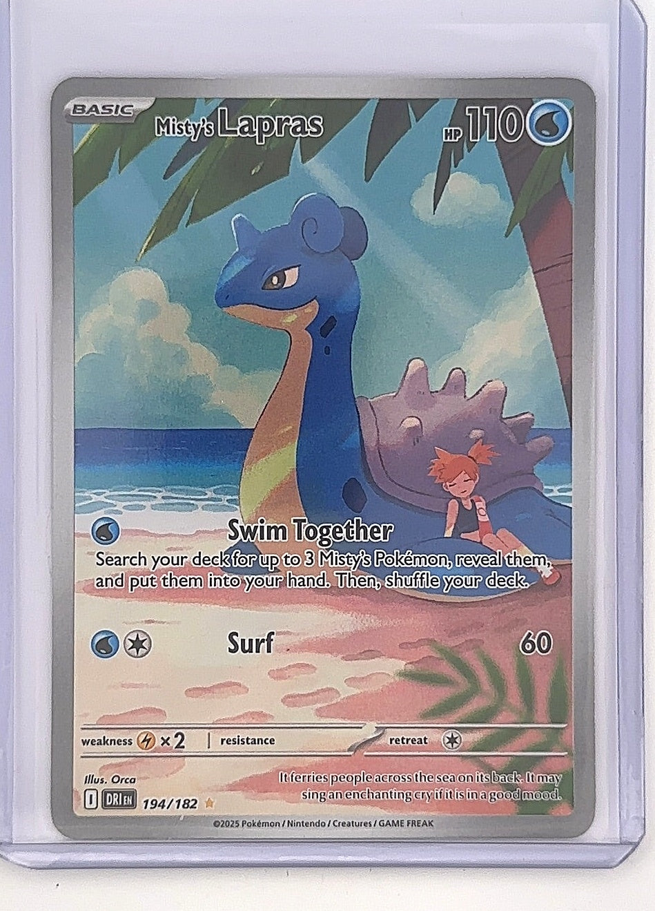 Misty's Lapras - 194/182 #194/182 — front