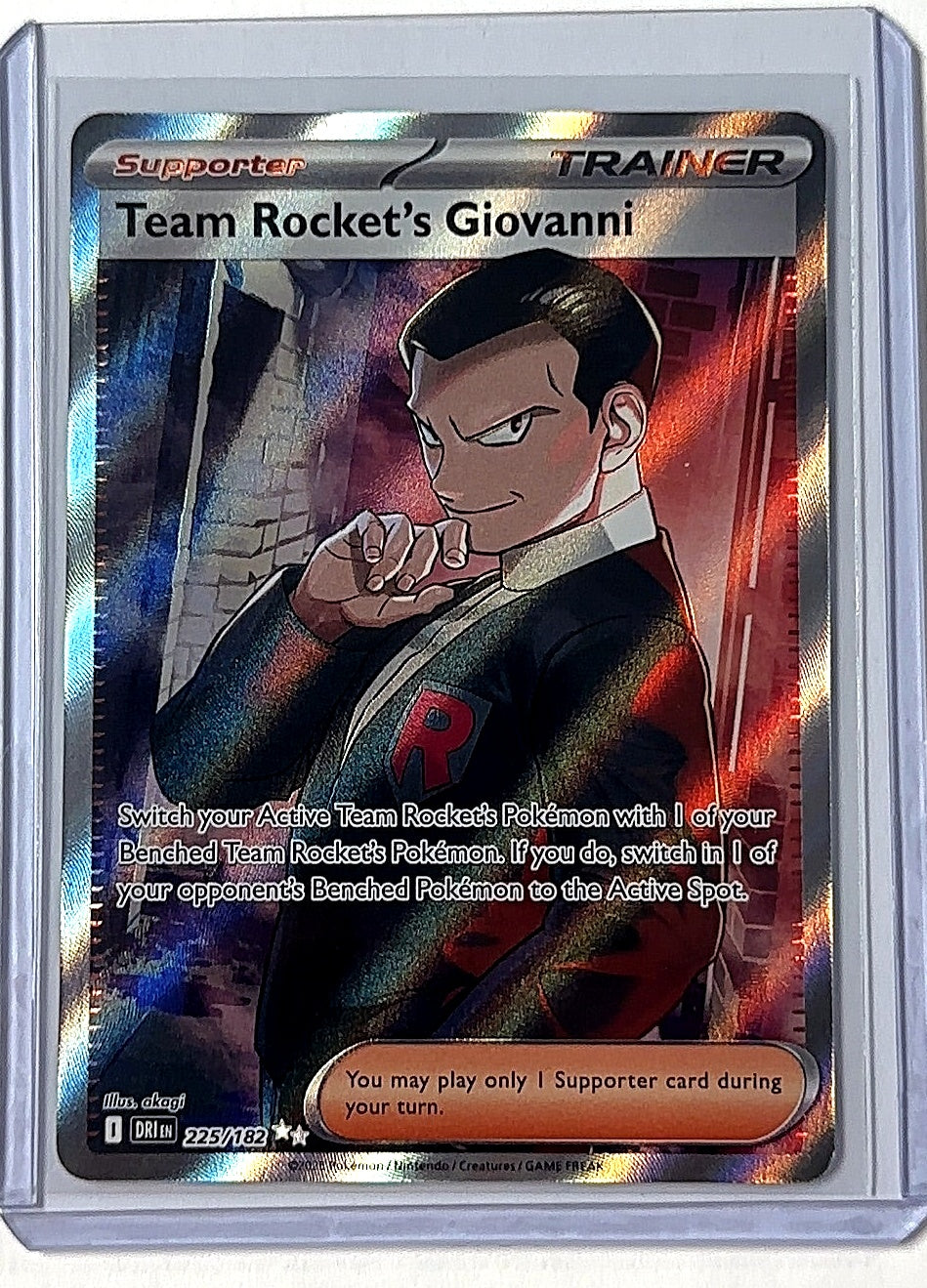 Team Rocket's Giovanni - 225/182 #225/182 — front