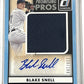 Blake Snell Promising Pros RC RPA /199 — front