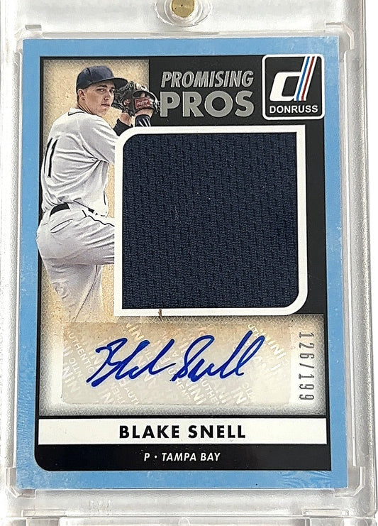 Blake Snell Promising Pros RC RPA /199 — front