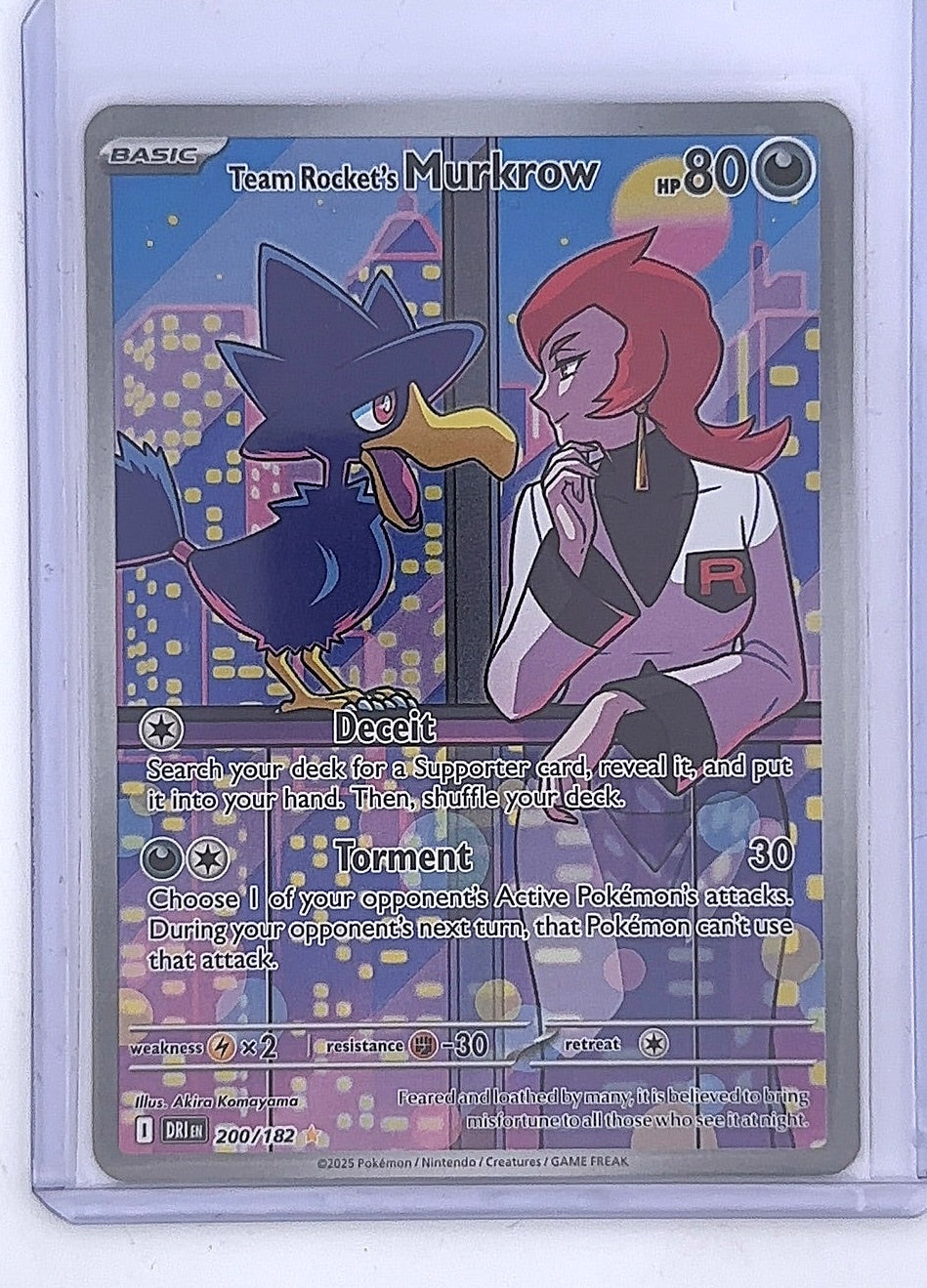 Team Rocket's Murkrow - 200/182 #200/182 — front