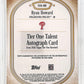 2026 Topps Tier One Talent Autograph Ryan Howard [Blue] #T1TA-RH 23/99 — back
