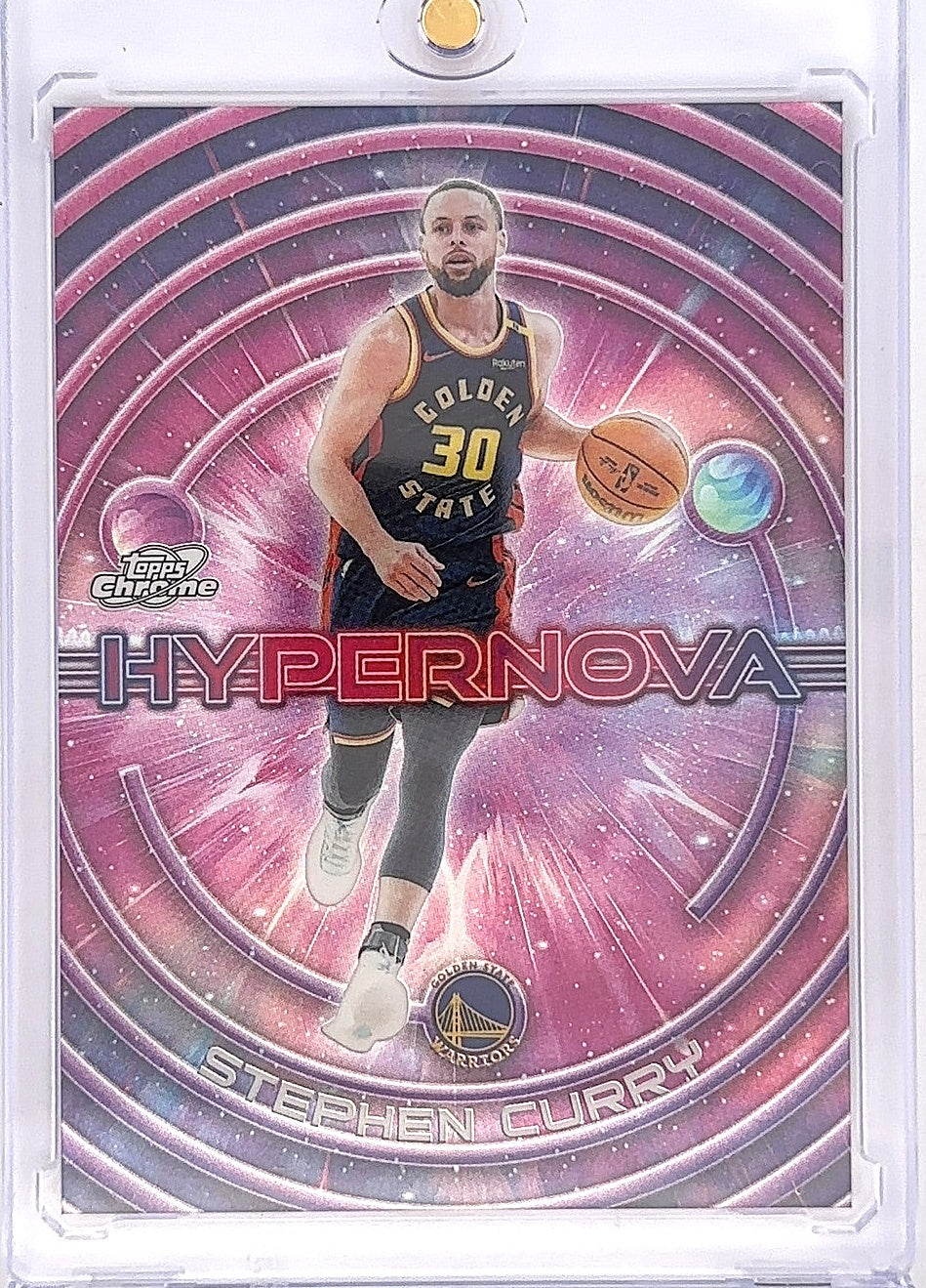 2025 Topps Cosmic Chrome Hypernova Stephen Curry #HN-4 — front