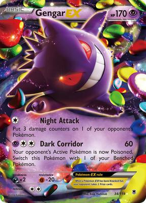 Gengar EX #34/119 CGC NM 7 — stock