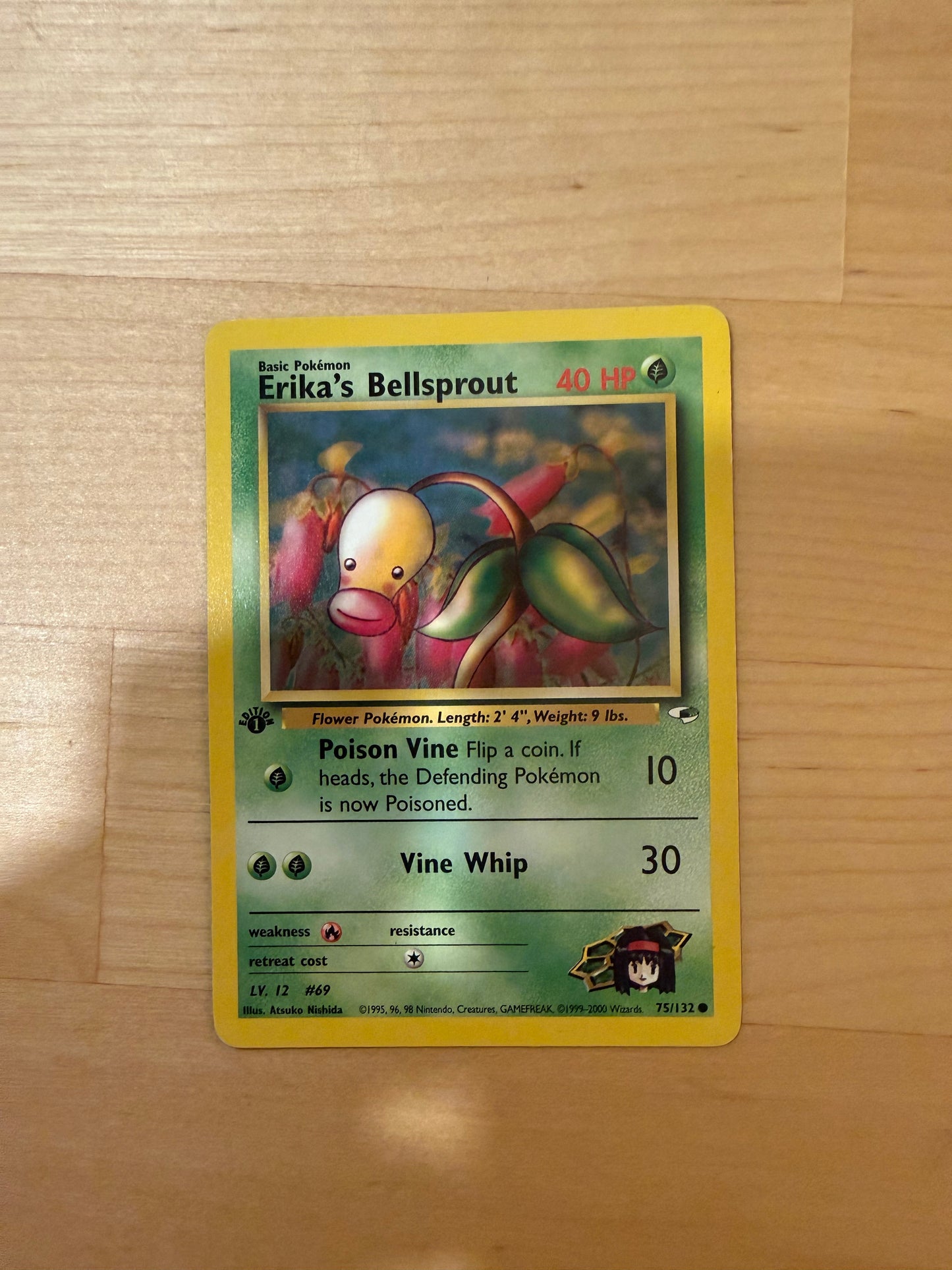 Bellsprout FireRed & LeafGreen #53/112 — front