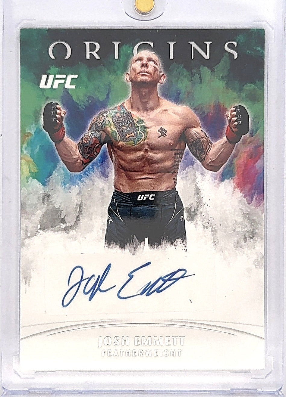 2022 Josh Emmett Panini Origins Auto #OA-JEM — front