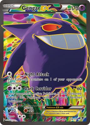 Gengar EX (114 Full Art) #114/119 — stock
