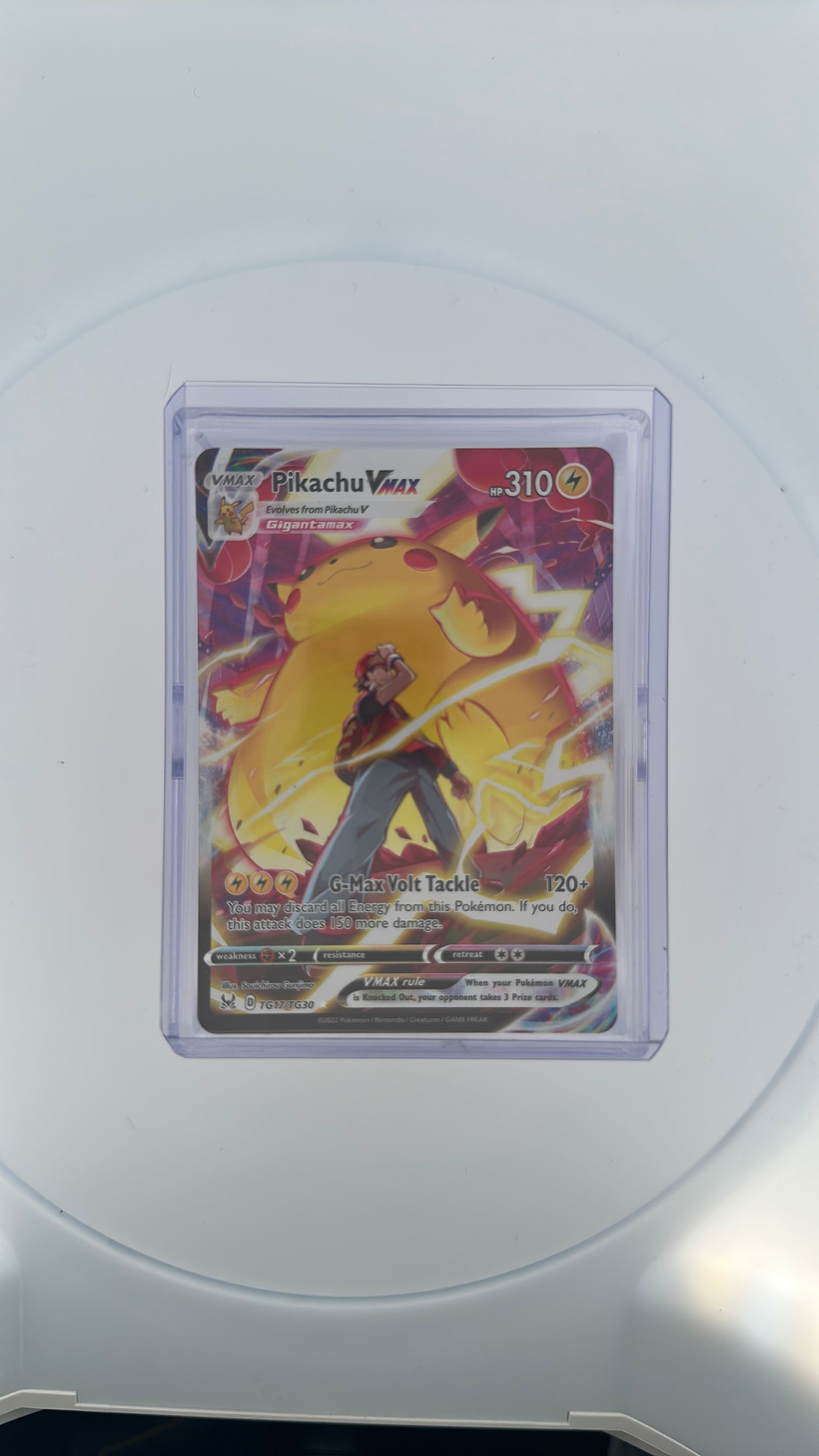 Pikachu VMAX SWSH11: Lost Origin Trainer Gallery #TG17/TG30 — front