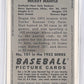 1996 Bowman Mickey Mantle Commemorative Reprint Refractor #20 — back