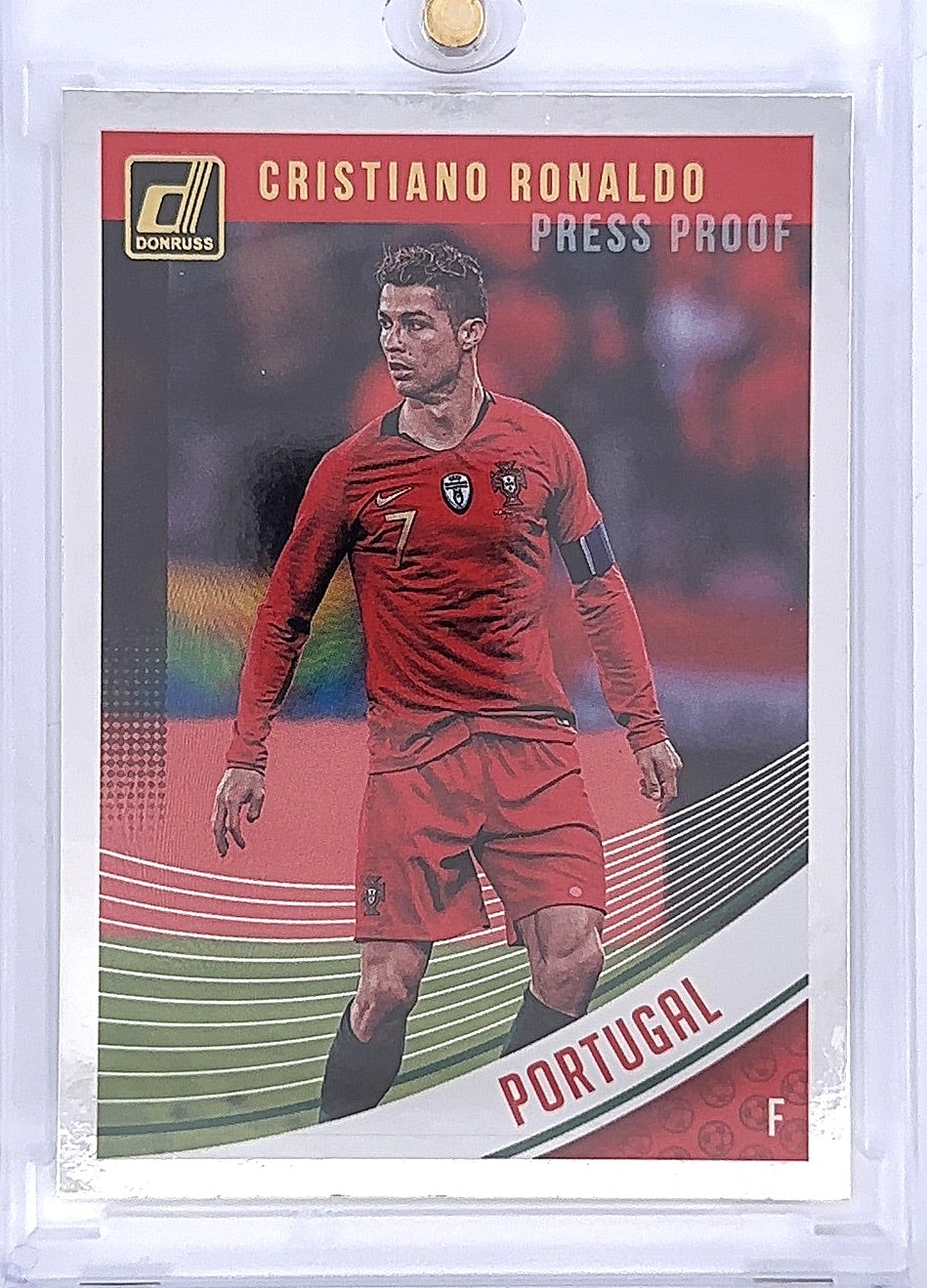 2018-19 Cristiano Ronaldo Donruss Press Proof #158 — front