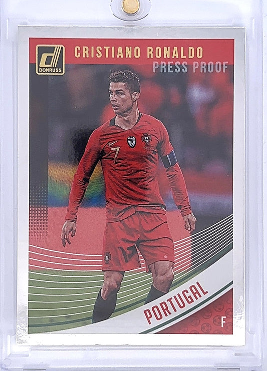 2018-19 Cristiano Ronaldo Donruss Press Proof #158 — front