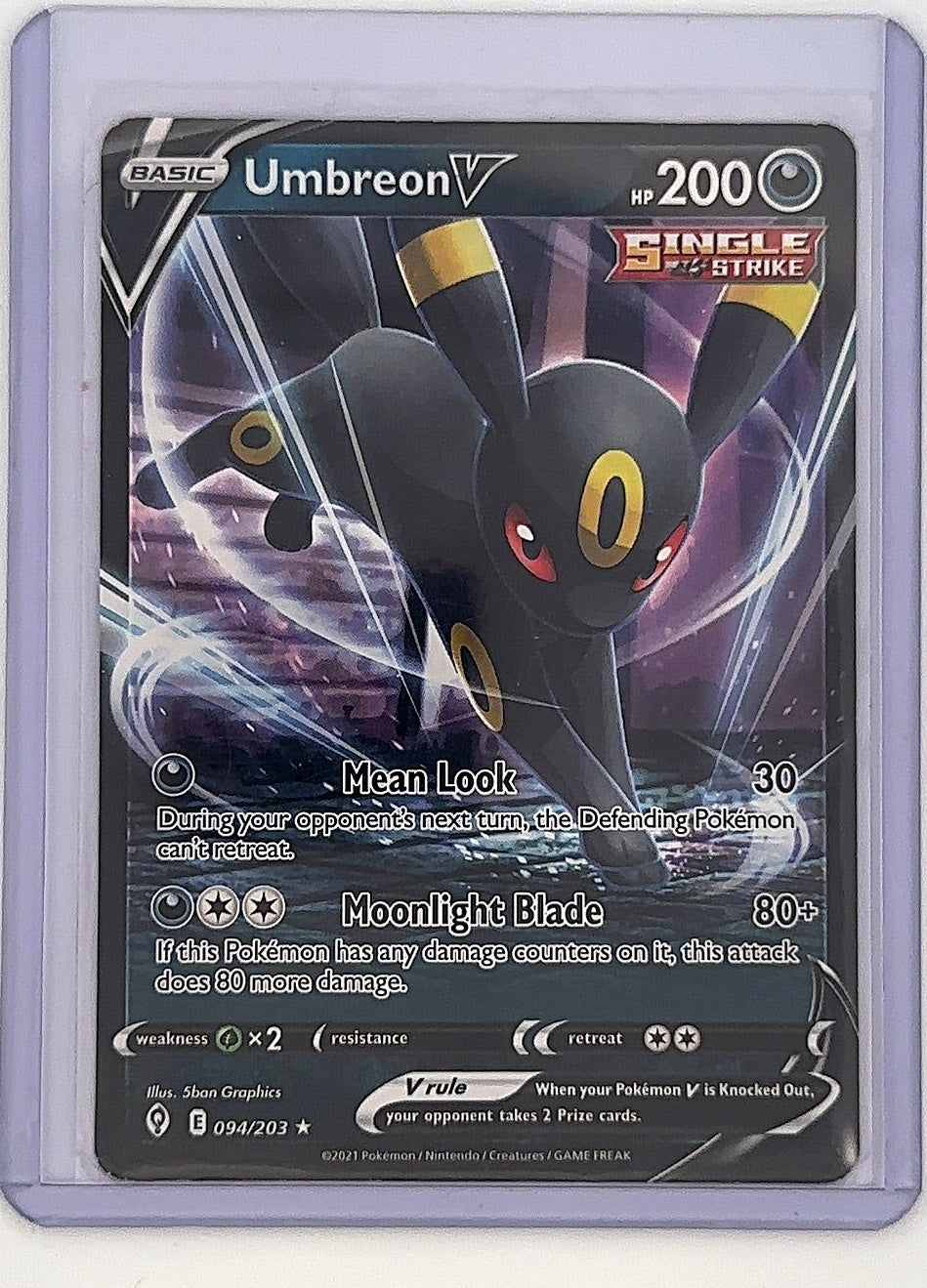 Umbreon V #094/203 — front