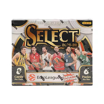 2025/26 Panini Select EuroLeague Basketball Hobby Box