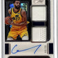 2021 Panini One and One Dual Jersey Autographs Rudy Gobert [Blue] #DJ-RGB AUTO — front