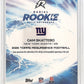 2025 Topps Resurgence Cam Skattebo Rookie Auto Relic #RRA-CS 65/99 — back