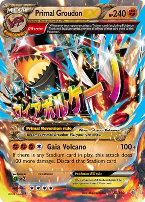 Primal Groudon EX (Omega) #86/160 — stock