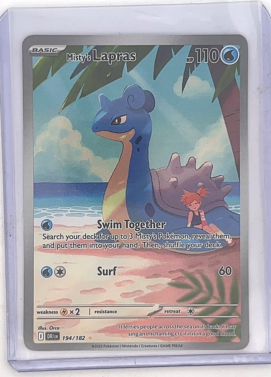 Misty's Lapras - 194/182 #194/182 — front