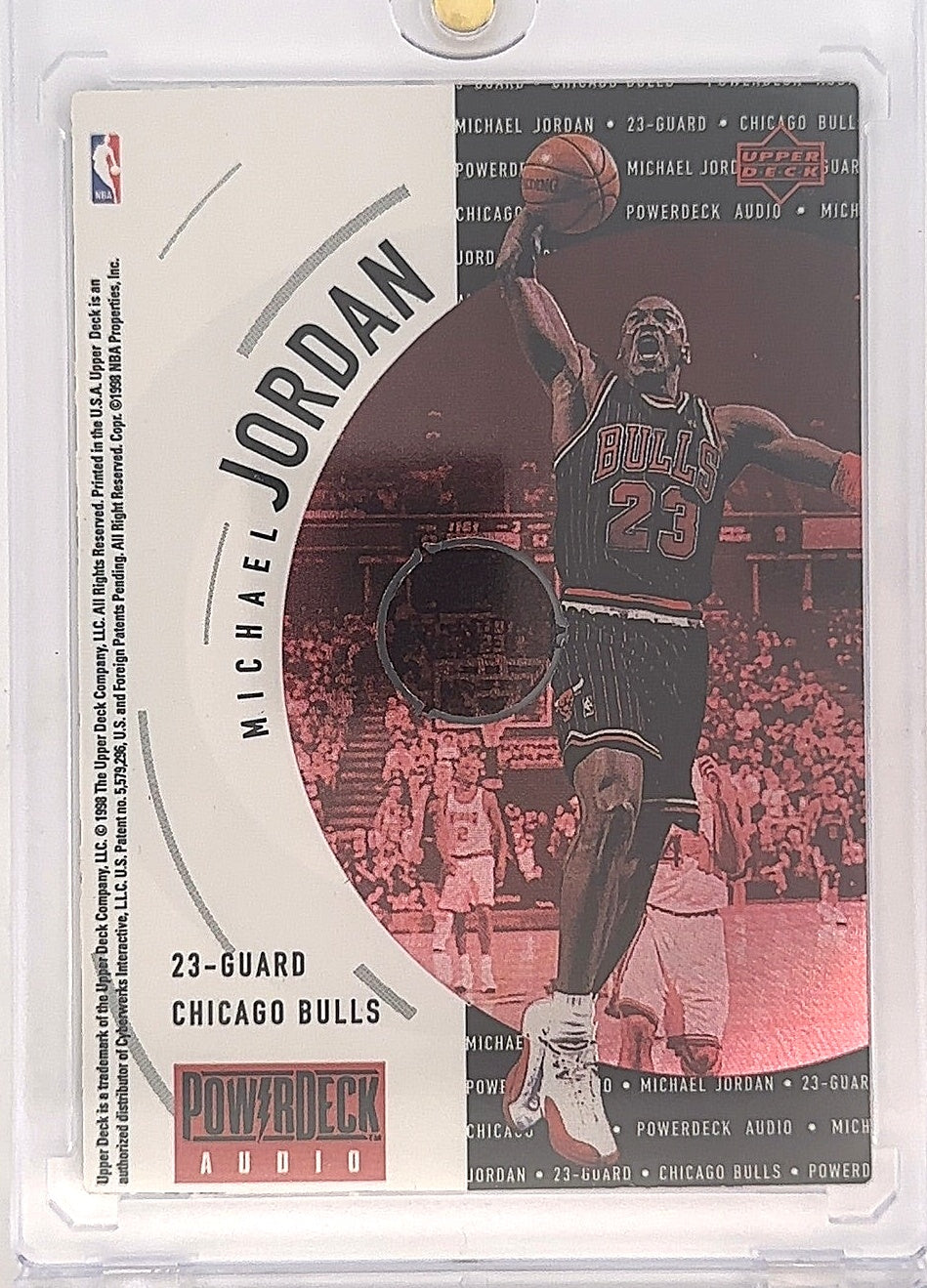 1998 Upper Deck Michael Jordan [Power Deck Audio] — front