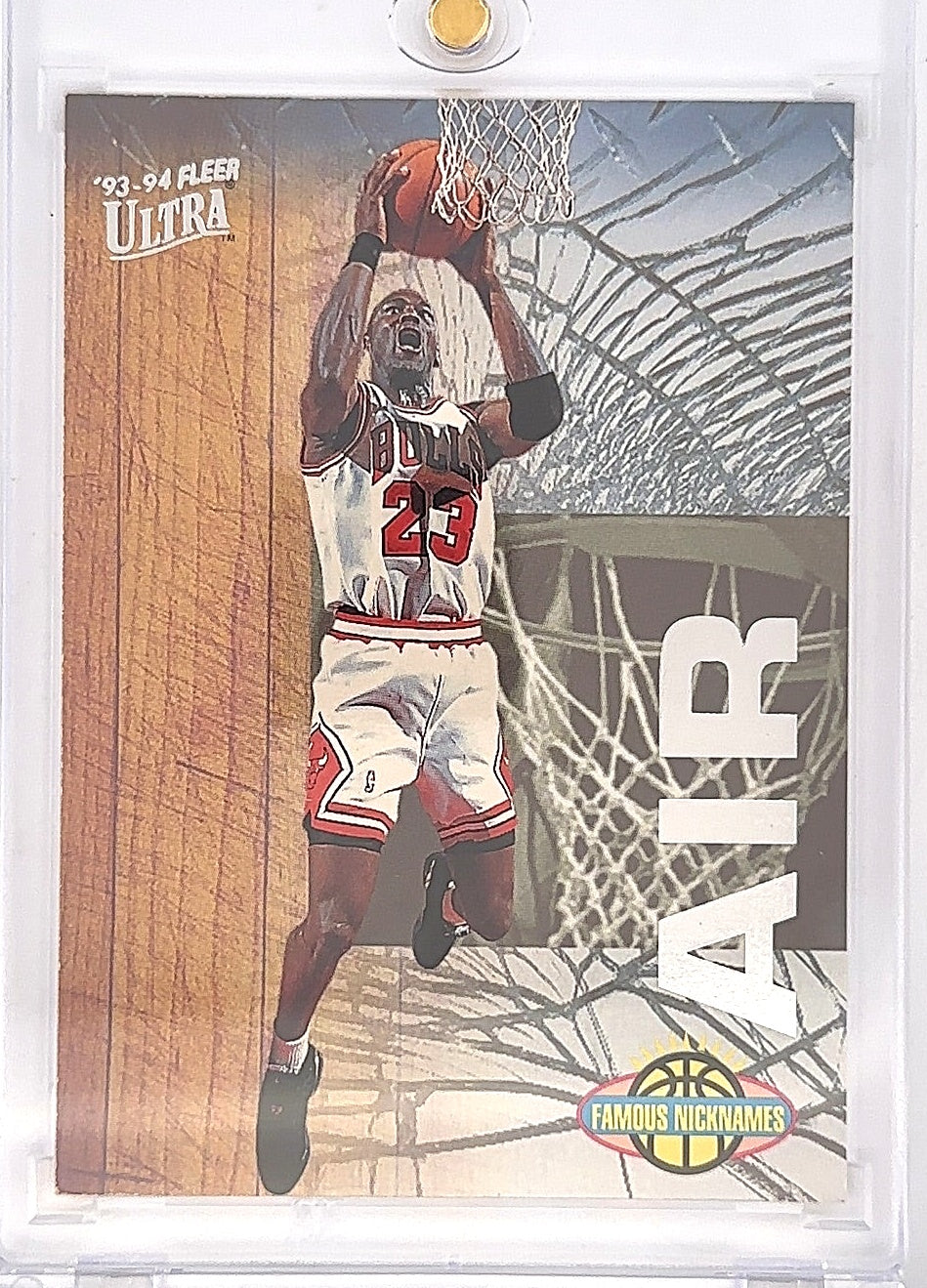 Michael Jordan Air Famous Nicknames 94’ Fleer Ultra 7/15 — front