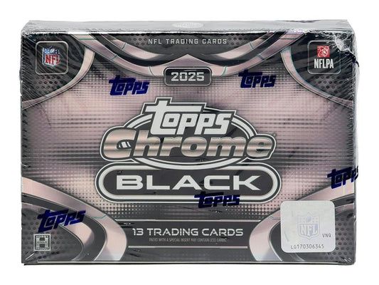 2025 Topps Chrome Black Football Hobby Box