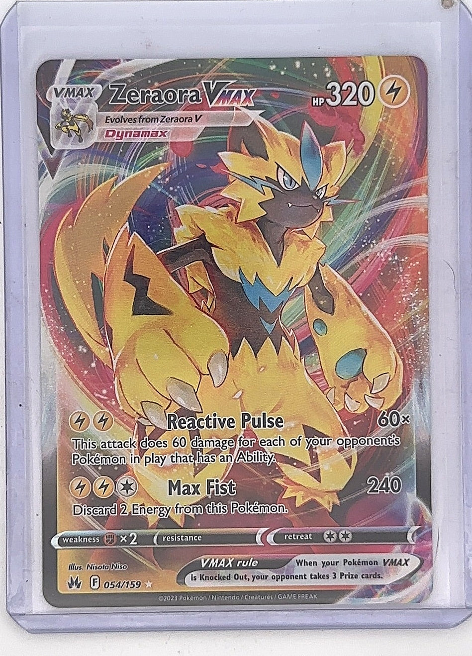 Zeraora VMAX #054/159 — front