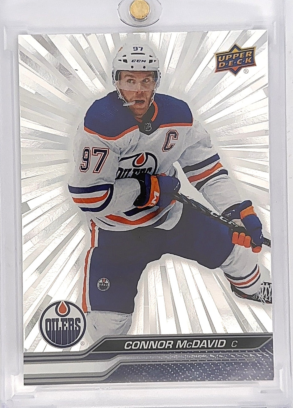 2023-24 Upper Deck Series 1 Hockey Connor McDavid #67 — front