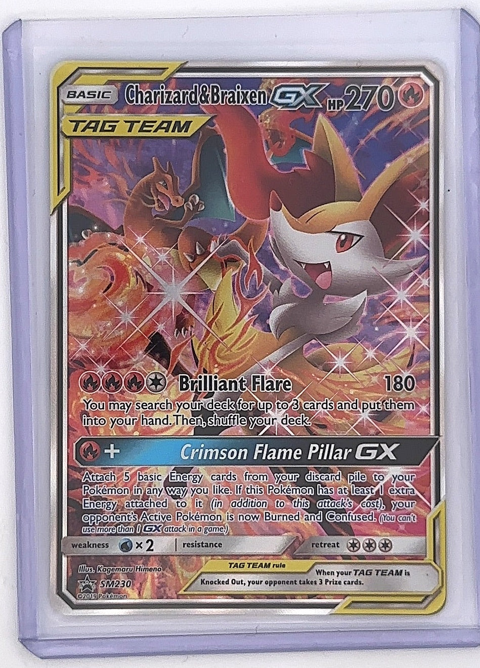 Charizard & Braixen GX - SM230 #SM230 — front
