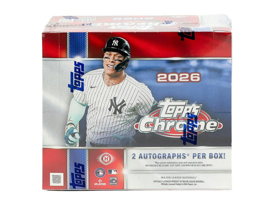 2026 Topps Chrome Baseball Hobby Jumbo Box