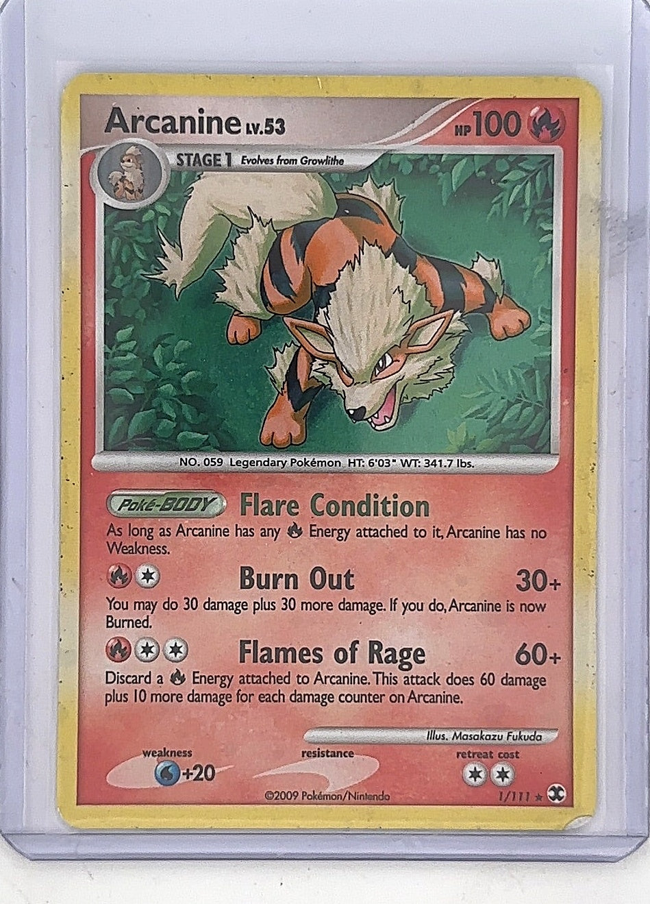 Arcanine #1/111 — front
