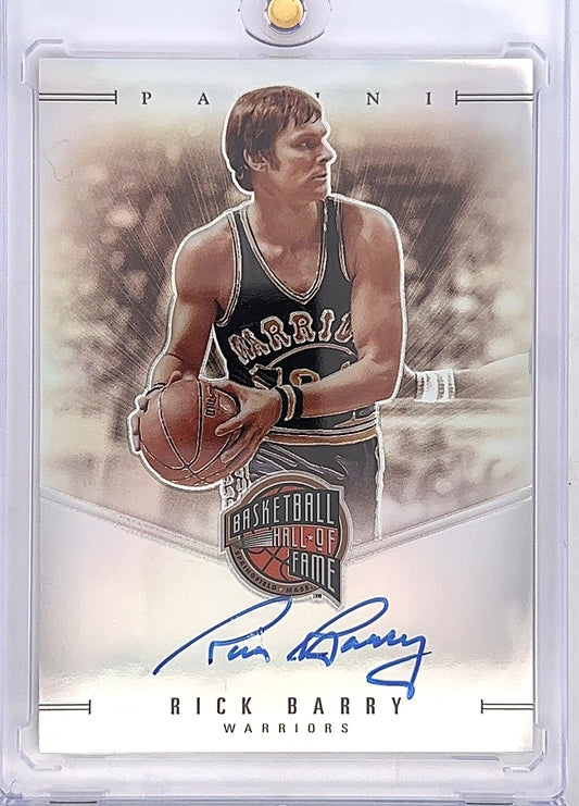 2021 Panini Hoops Specta Hall of Fame Signatures Rick Barry #SH-RBA — front