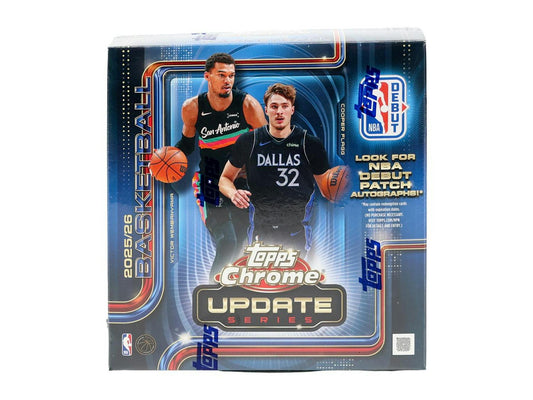 2025/26 Topps Chrome Update Series Basketball Mega Box (Shrink Wrapped)