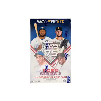 2026 Topps Series 2 Fanatics Fest NYC Baseball Hobby Box