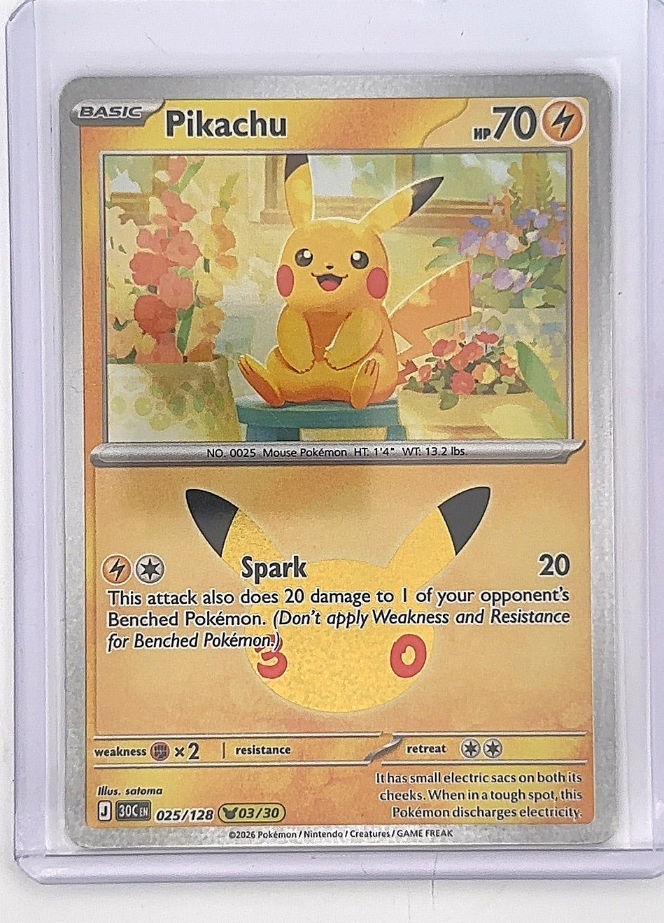 Pikachu - 025/128 #025/128 — front