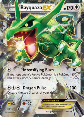 Rayquaza EX (75) #75/108 — stock
