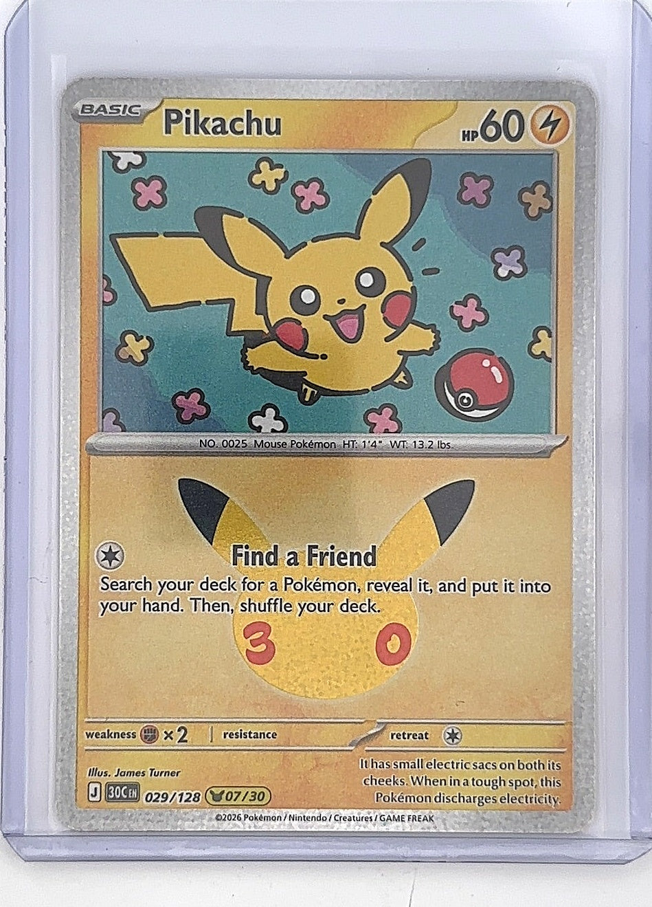 Pikachu - 029/128 #029/128 — front