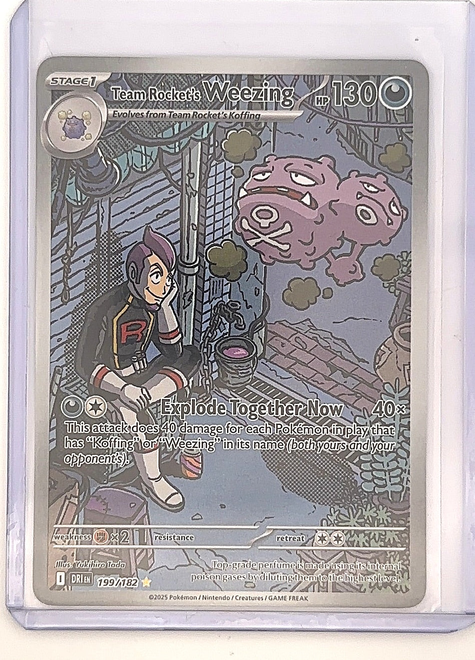Team Rocket's Weezing - 199/182 #199/182 — front
