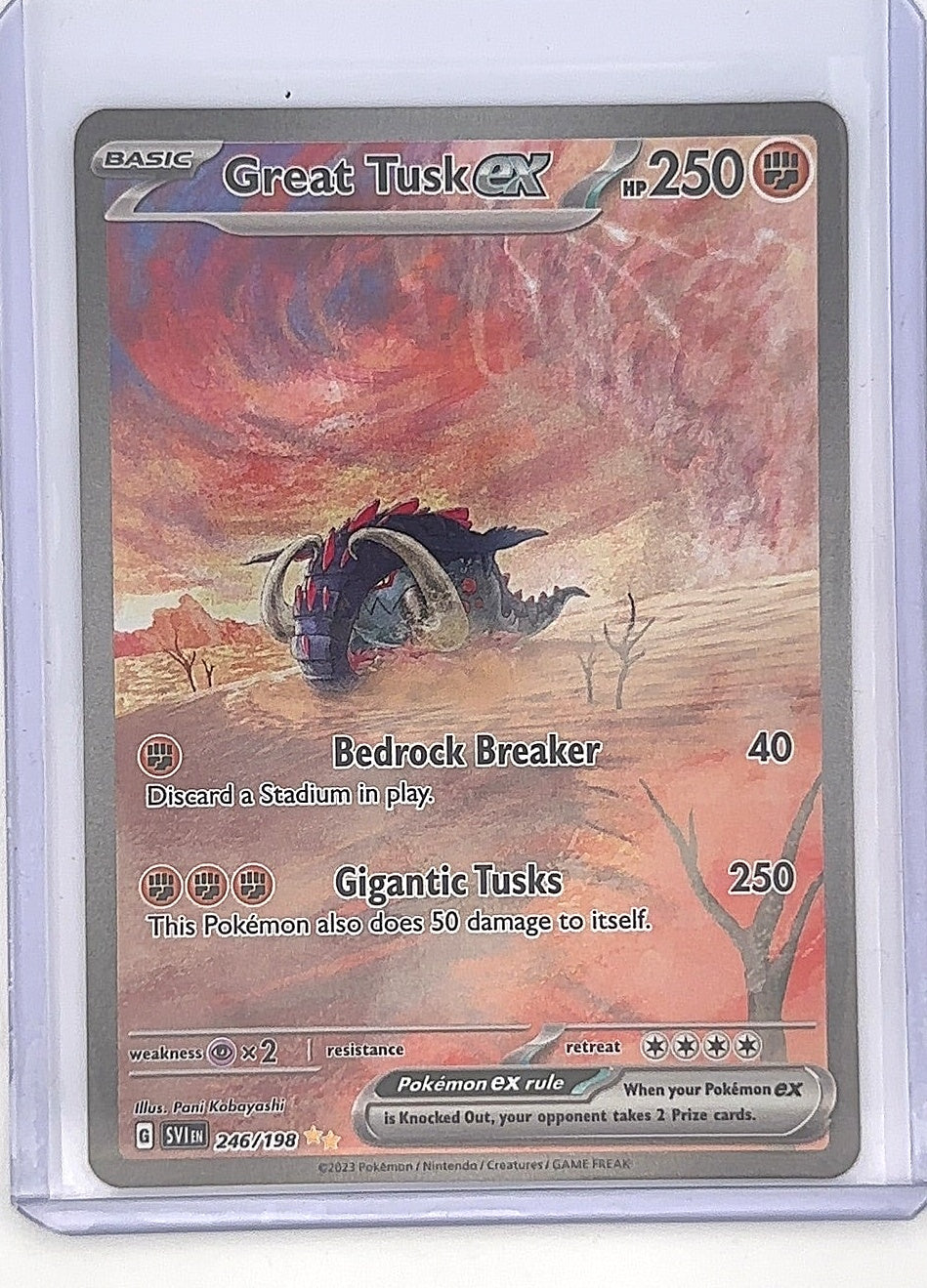 Great Tusk ex - 246/198 #246/198 — front