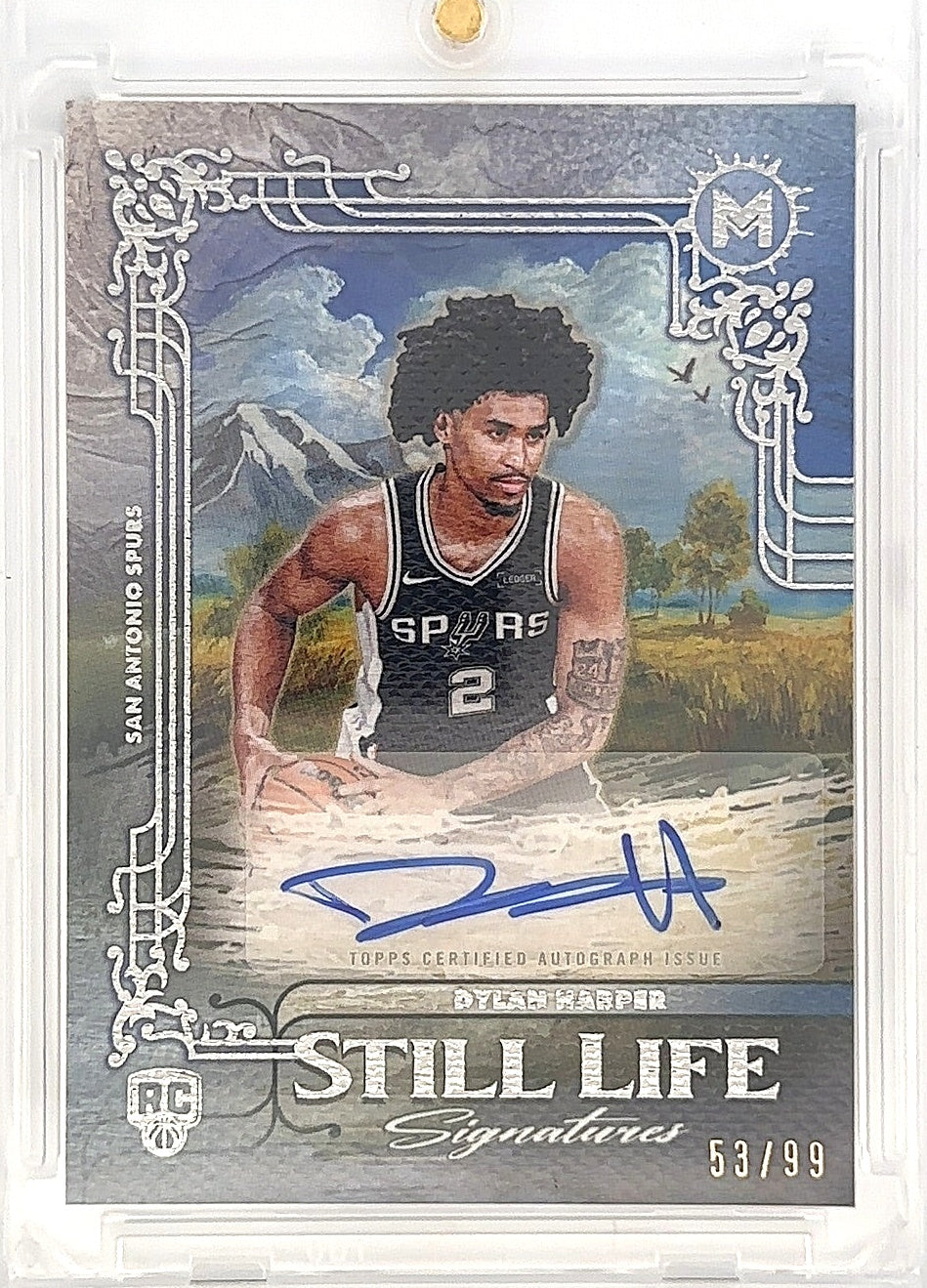2025 Topps Motif Still Life Signatures Dylan Harper /99 #SLS-DH — front