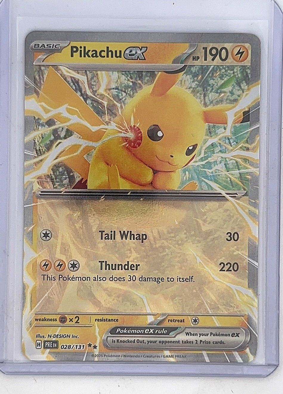 Pikachu ex - 028/131 #028/131 — front