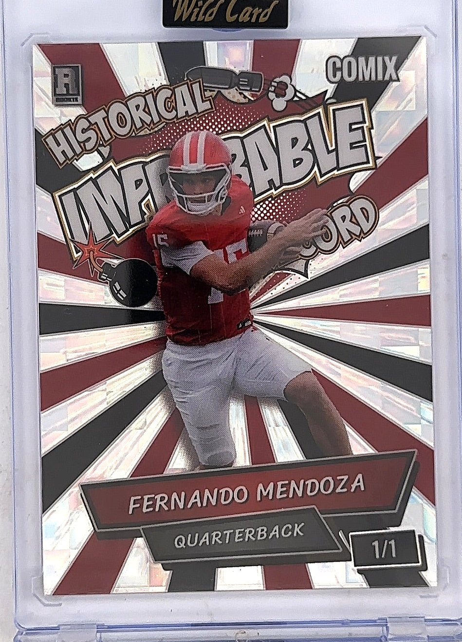 Fernando Mendoza Wild Card 1/1 — front