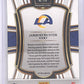 Jarquez Hunter Rookie Zebra Select Prizm #119 — back