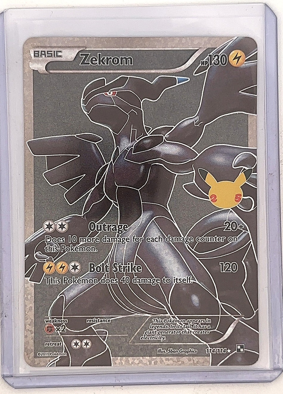 Zekrom #114/114 — front