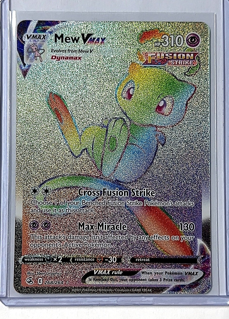 Mew VMAX (Secret) #268/264 — front