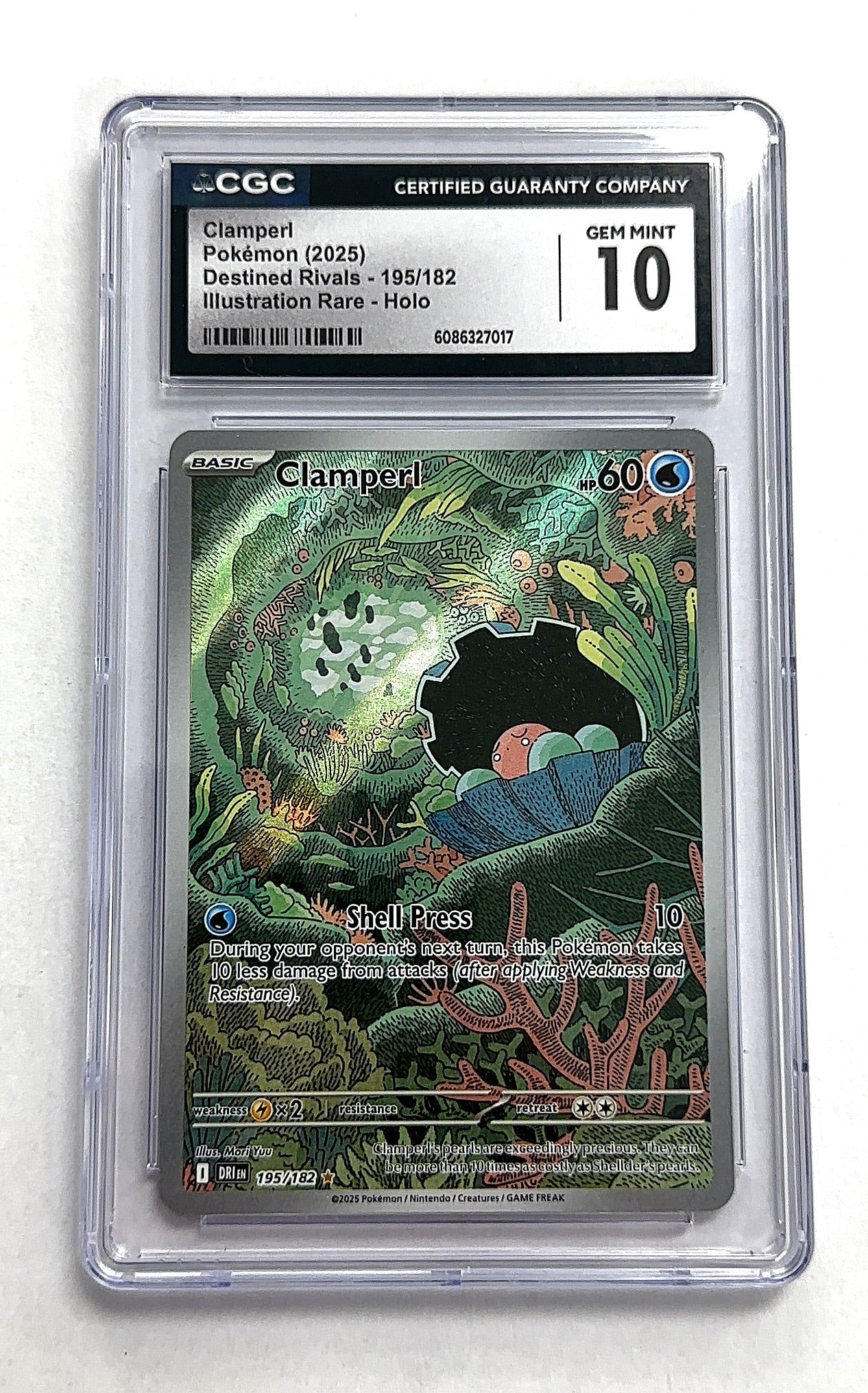 Clamperl - 195/182 #195/182 CGC PRISTINE 10 — front