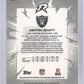 Ashton Jeanty #149 72/99 Autograph Issue — back