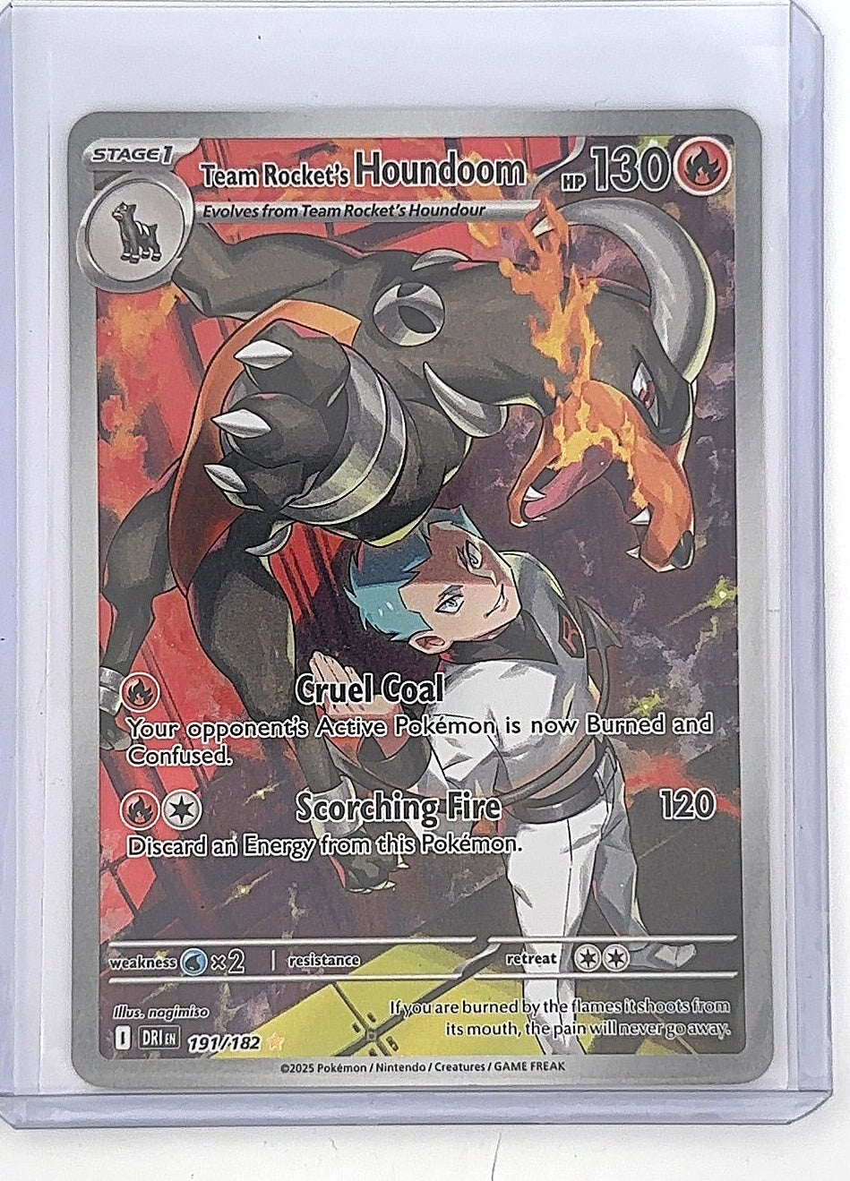 Team Rocket's Houndoom - 191/182 #191/182 — front