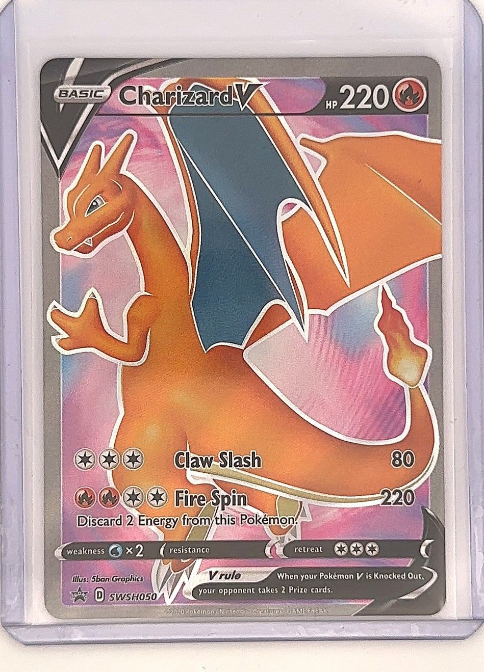Charizard V - SWSH050 #SWSH050 — front